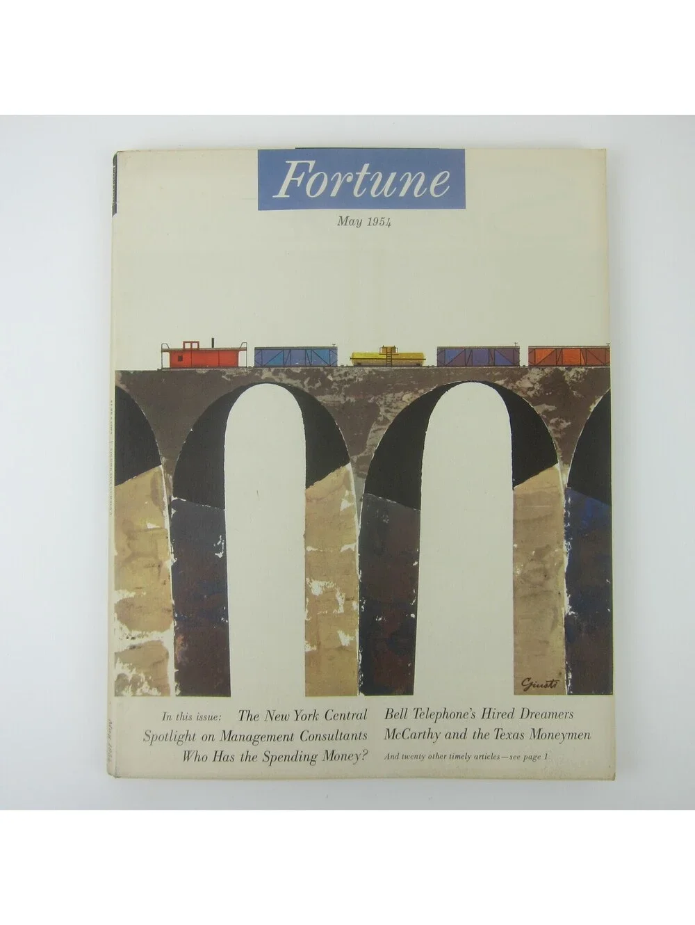 Vintage FORTUNE Magazine May 1954 NY Central Railroad, Bell Telephone, McCarthy
